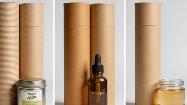 Paper tube packaging thickness selection based on product weight and fragility